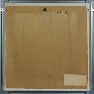 Otto Hamer - Twee werken op doek (op paneel)/ Abstract-geometrische composities kopen? Bied vanaf 150!