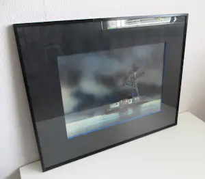 Paul Delmee - Aquarel van een landschap in de nacht kopen? Bied vanaf 20!