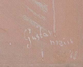 Gustav Meist - Snelwegen - Potlood, acrylverf en olieverf op doek - BKR Amsterdam - 1968  kopen? Bied vanaf 10!