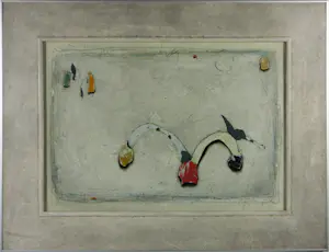 Cole Morgan - Gemengde techniek op board, CXXXCIII - Ingelijst kopen? Bied vanaf 1200!