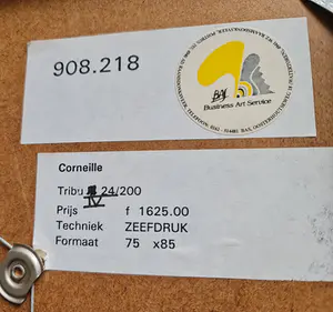 Corneille - Tribu 4 - gesigneerd - ingelijst - 1992 - 200ex. kopen? Bied vanaf 200!