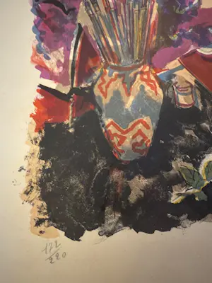 Emilio Grau-Sala - Lithographie "Peintre et son modèle" kopen? Bied vanaf 95!