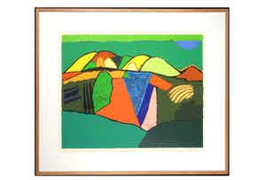 Ronald Boonacker - Zeefdruk, Andalucia - Ingelijst (Groot) verkocht voor € 35!