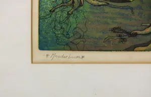 Rob Clous - Kleurets op papier, Moederboom - Ingelijst kopen? Bied vanaf 50!