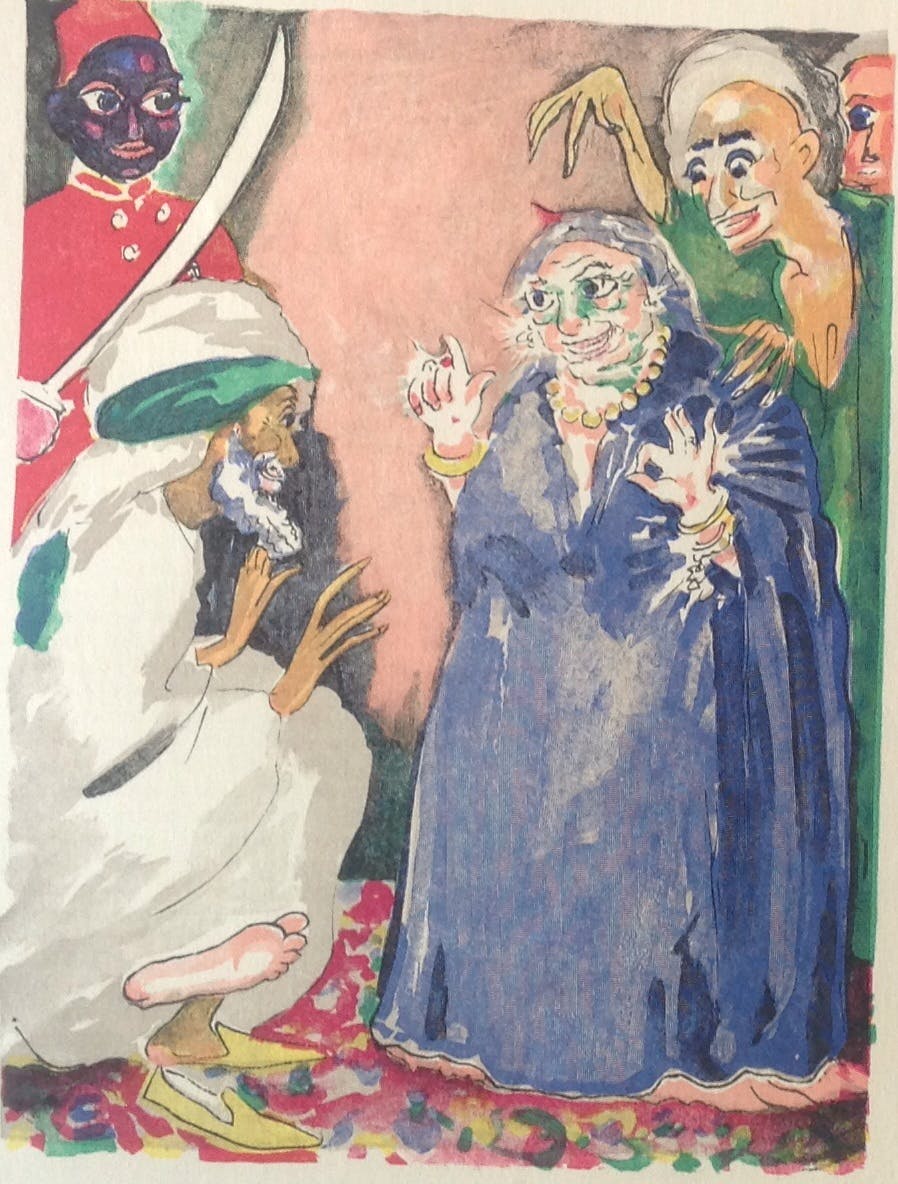 Kees van Dongen - Gravure 1001 nacht - L' entremetteuse kopen? Bied vanaf 1!