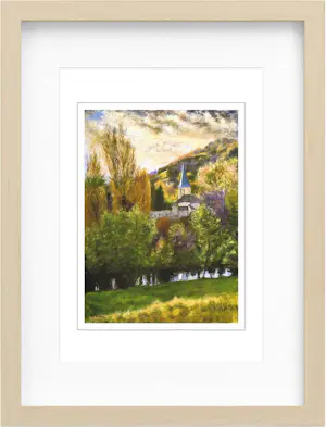 Jean-Jacques Marie - Belcastel, village d'Aveyron en France. Numérotée 2/85 et signée kopen? Bied vanaf 50!