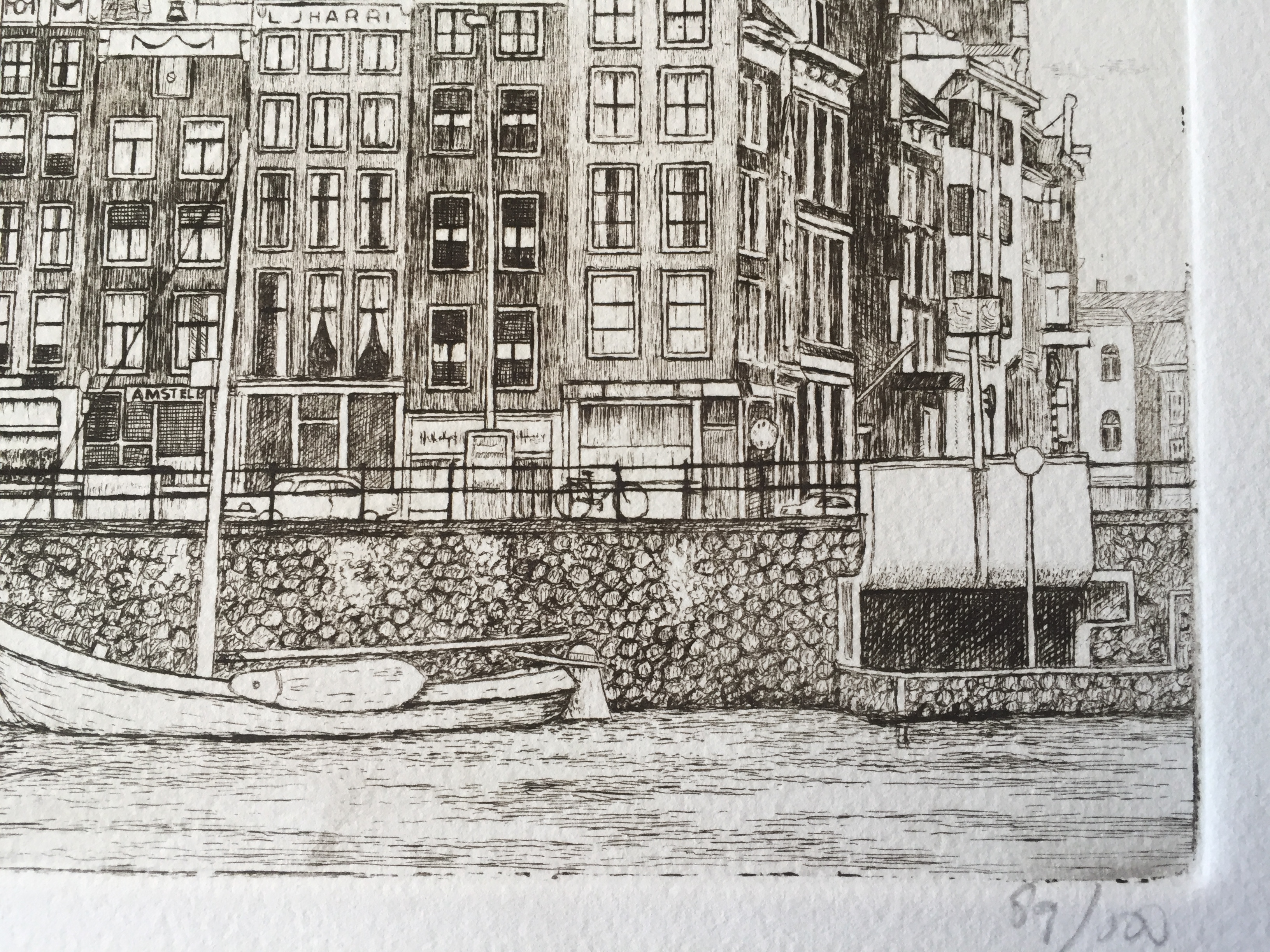 Niet of onleesbaar gesigneerd - ets - Prins Hendrikkade Amsterdam kopen? Bied vanaf 1!