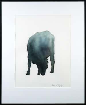 Erwin van Zijl - Aquarel, Zonder titel - Ingelijst verkocht voor € 50!