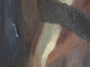 Niet of onleesbaar gesigneerd - Olieverf op doek , “Portret Paard” – gesigneerd & ingelijst kopen? Bied vanaf 10!