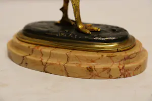 Niet of onleesbaar gesigneerd - fosfor brons haan kopen? Bied vanaf 1!