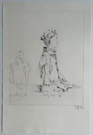 Horst Janssen - Heinrich Schwartz nach Albrecht Dürer, 1514 - Signierte Original Radierung kopen? Bied vanaf 110!