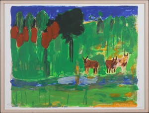 Cees Dolk - Zeefdruk, Roerend en onroerend 5 - Ingelijst kopen? Bied vanaf 50!