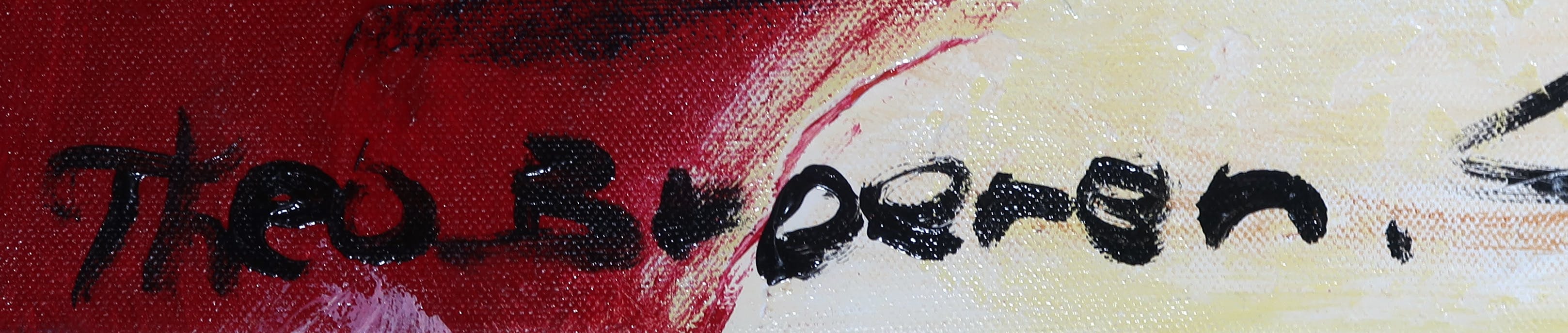 Theo Broeren - Acryl op doek, In het restaurant (Groot) kopen? Bied vanaf 250!