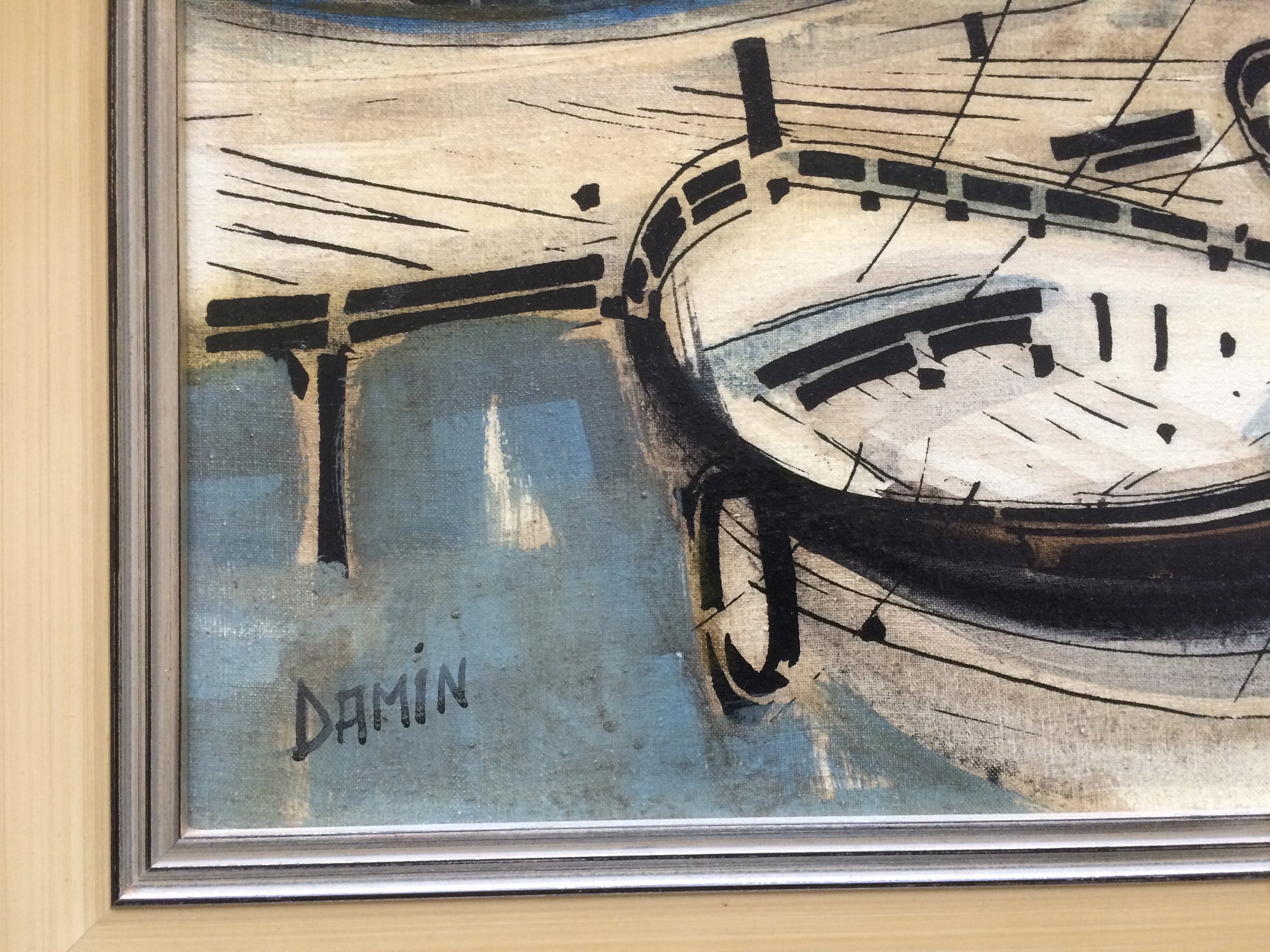Georges Damin - Bateaux au port kopen? Bied vanaf 250!