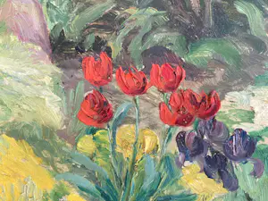 Ad Blok van der Velden - Duinbloempjes op Texel kopen? Bied vanaf 300!