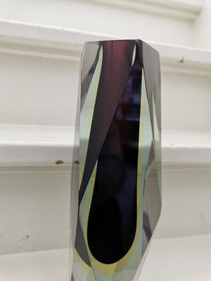 Flavio Poli - Somerso facet geslepen vaas kopen? Bied vanaf 75!