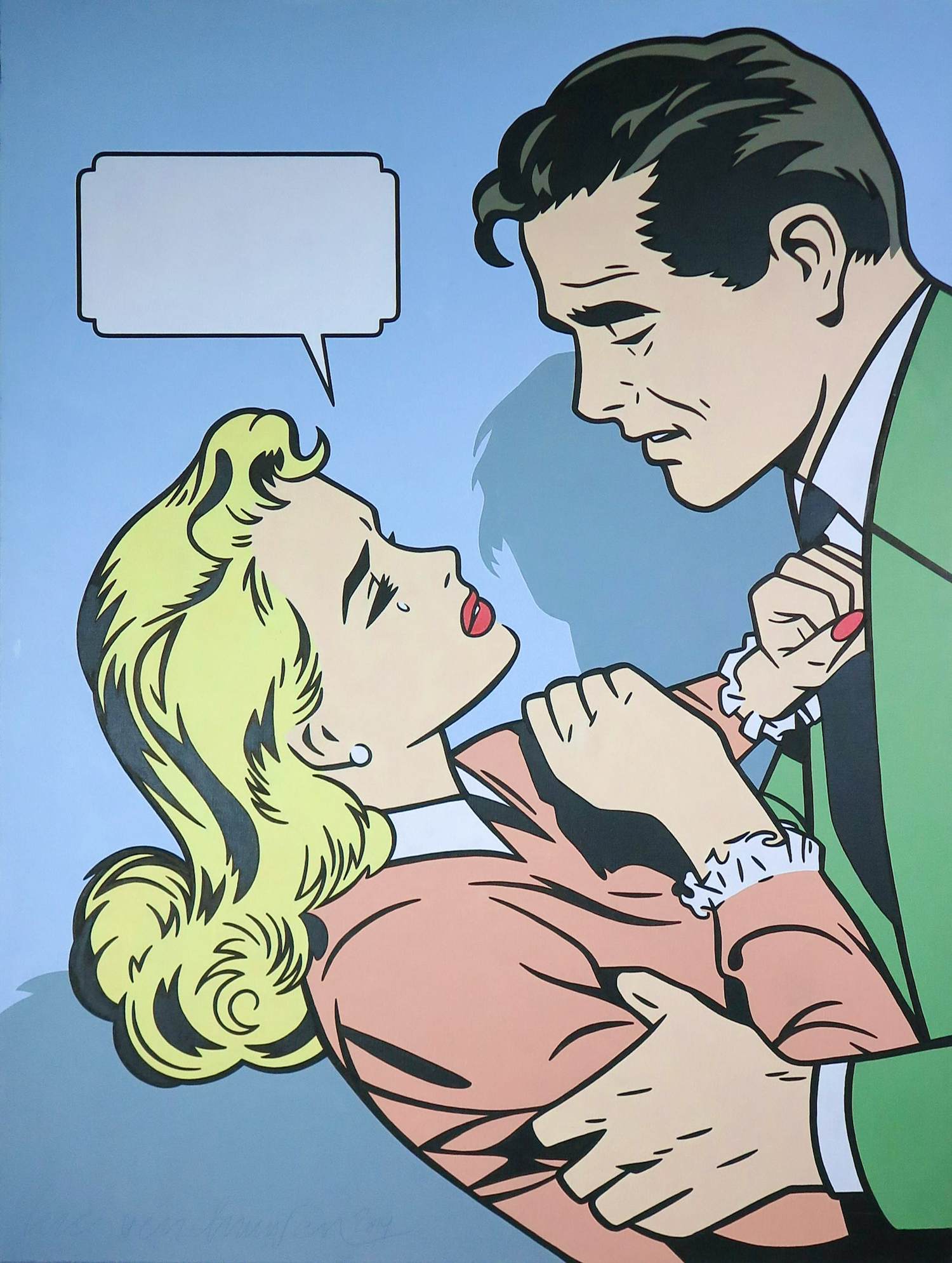 Luc Verschuuren - Acryl op doek, Zonder titel - (Zeer groot) kopen? Bied vanaf 400!