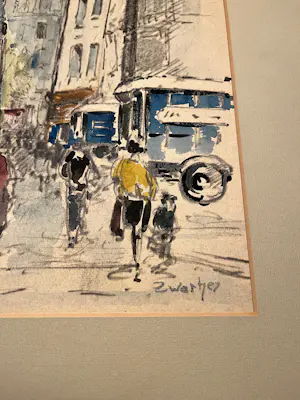 Buy Albert Zwartjes - Rue la grande Truanderie (Paris)? Bid from 65!