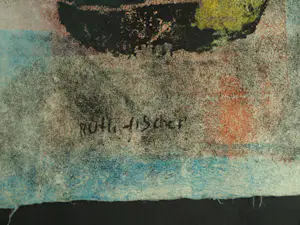 Ruth Fischer - Gemende techniek , Zonder titel – Lijst, 71 x 51 cm kopen? Bied vanaf 40!