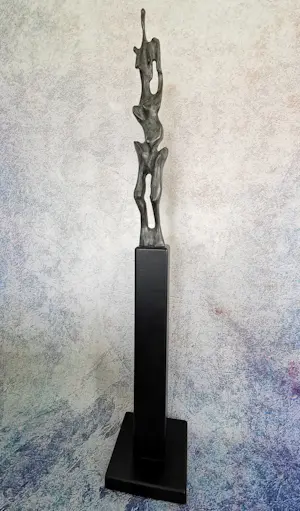 Ety Bagchus - Etienne groot Brons abstract sculptuur Apeldoorn - Lommel kopen? Bied vanaf 800!