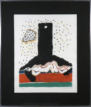 Corneille - Zeefdruk, Les nymphes à la tour / Le ninfe alla torre - Ingelijst kopen? Bied vanaf 1!