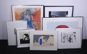 AcheterOnbekend - Lot van 7 verschillende werken/lijsten? Enchérissez de 10!