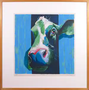 Theo Onnes - Zeefdruk, Eva - Ingelijst vendu pour 40€ !