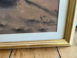 Gerard Cox (jr.) - Schaapherder met kudde schapen op de heide kopen? Bied vanaf 50!