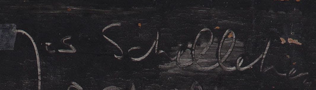 Jos Schellekens - De vogels van mijn jeugd zijn dood - Acryl op houten paneel - Gesigneerd kopen? Bied vanaf 10!