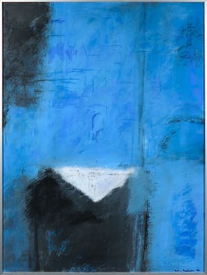 Nel van Ratingen - Gemengde techniek op papier, Zonder titel - Ingelijst (Groot) kopen? Bied vanaf 60!