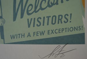 Shepard Fairey - Target Exceptions - gesigneerd kopen? Bied vanaf 1!