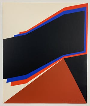 Istvan Nadler - kleurenzeefdruk - zonder titel - 1977 kopen? Bied vanaf 100!