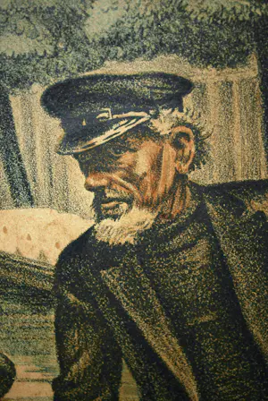 Kuno Brinks - Beurtschipper - schaarse/unieke kleurenlitho kopen? Bied vanaf 20!