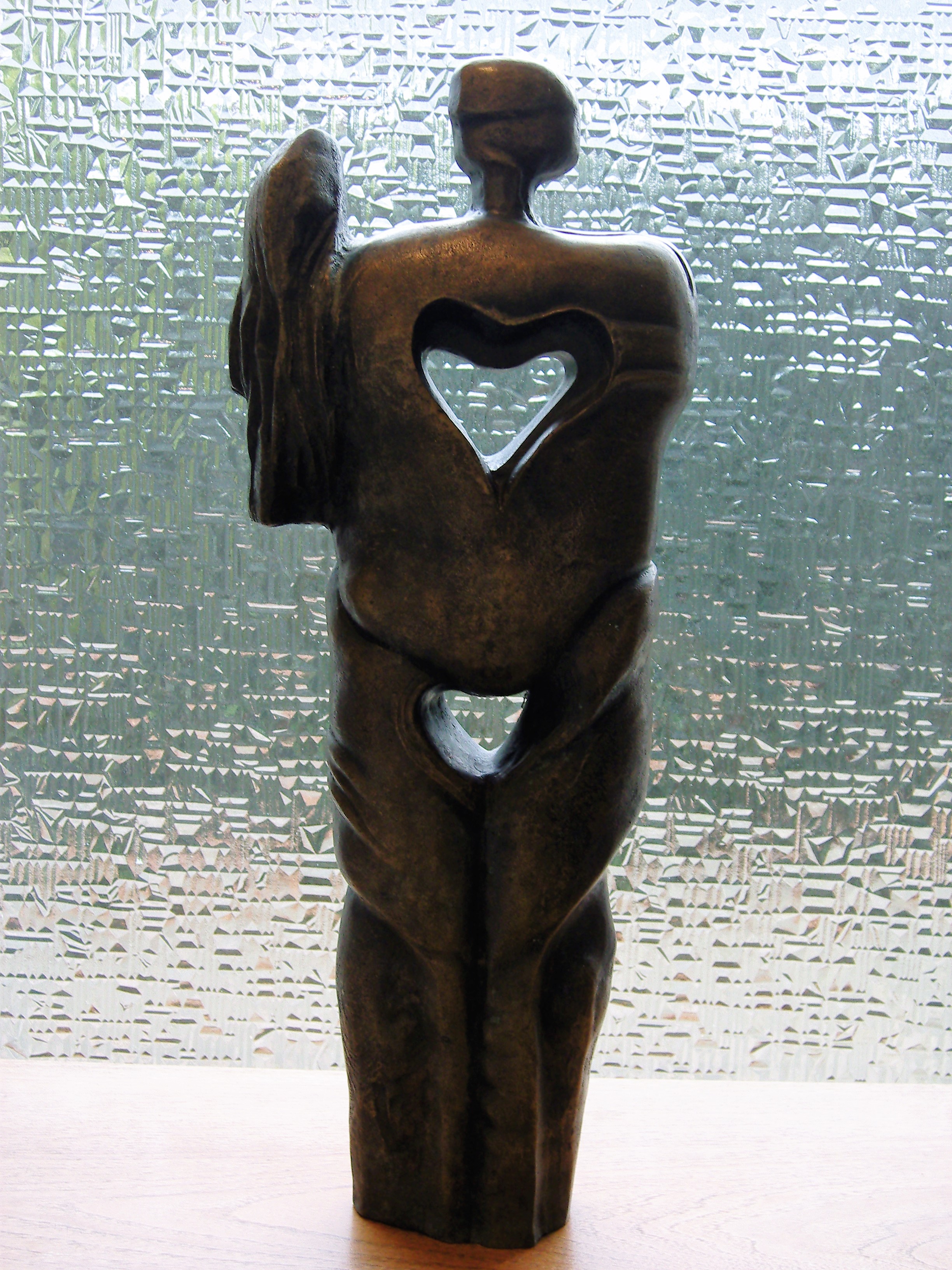 Brons (Onbekend) - Topbeeld "Amor" 19,5 kilogram! kopen? Bied vanaf 850!