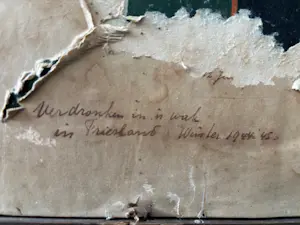 Theo J. Scheer - stilleven met fruit en kan (in pasteltinten) kopen? Bied vanaf 85!