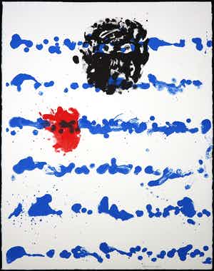 Jef Diederen - Litho, Zonder titel verkocht voor € 10!