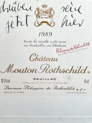 Georg Baselitz - Die Mauer, litho ontwerp voor Chateau Mouton Rothschild 1989 kopen? Bied vanaf 35!