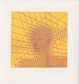 Willem F. Wagner - Drie handgesigneerde zeefdrukken: Geometrische Composities I, II, III kopen? Bied vanaf 25!