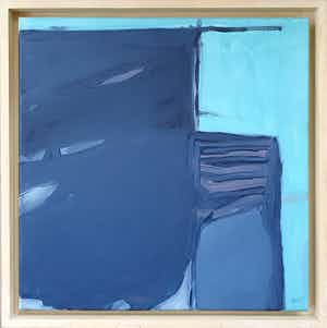Guido de Waart - Schilderij: 'Close together' - Ingelijst verkocht voor € 115!