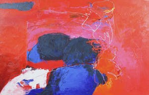 Franscz Witte - Acryl op doek, Het hier en nu (groot) kopen? Bied vanaf 50!