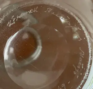 Kaj Franck - Zeer zeldzame glazen karaf Nuutajärvi Kremlin-klokken, jaren 50. Geen stopper kopen? Bied vanaf 85!