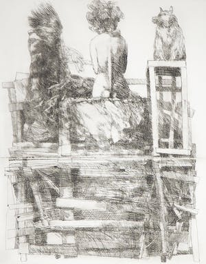 Gradus Verhaaf - Ets, Tot op zekere hoogte kopen? Bied vanaf 1!