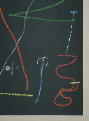 Joan Miro - Vogel in de nacht - 1958 - Lithografie met gesigneerde stencil kopen? Bied vanaf 120!