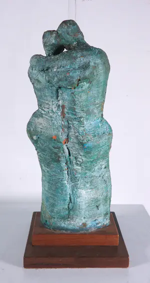 Jaroslawa Dankowa - Keramieken beeld, Minnenden kopen? Bied vanaf 50!