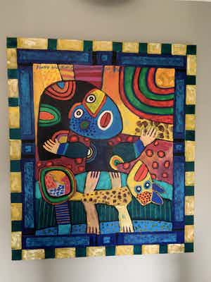 Clemens Briels - Jenny en Rintin on the Beach verkocht voor € 2250!