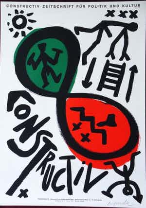 A.R. Penck - COSTRUCTIV verkocht voor € 190!