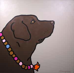 Shunyam - Acryl op doek, Devoted to you! (Groot) verkocht voor € 150!