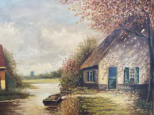 Jan Kelderman - Polderlandschap kopen? Bied vanaf 60!