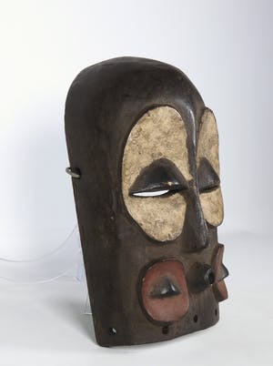 Bembe - Houten masker met uilenogen kopen? Bied vanaf 1!