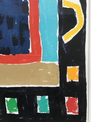 Harrie Gerritz - Zeefdruk, gesigneerd ,bijzondere oplage 11/XX, professioneel gelijst kopen? Bied vanaf 45!